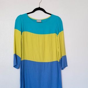Anthropologie Maeve Colorblocked Dress